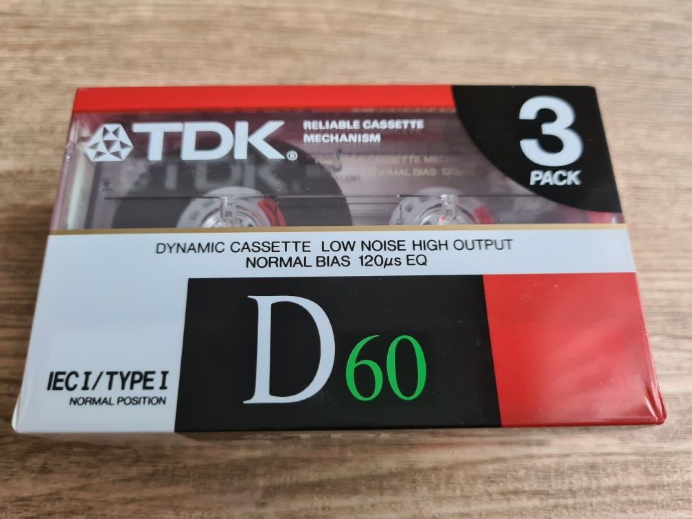 Kasety magnetofonowe TDK D60