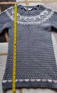 Tunika sukienka sweterkowa 116-122