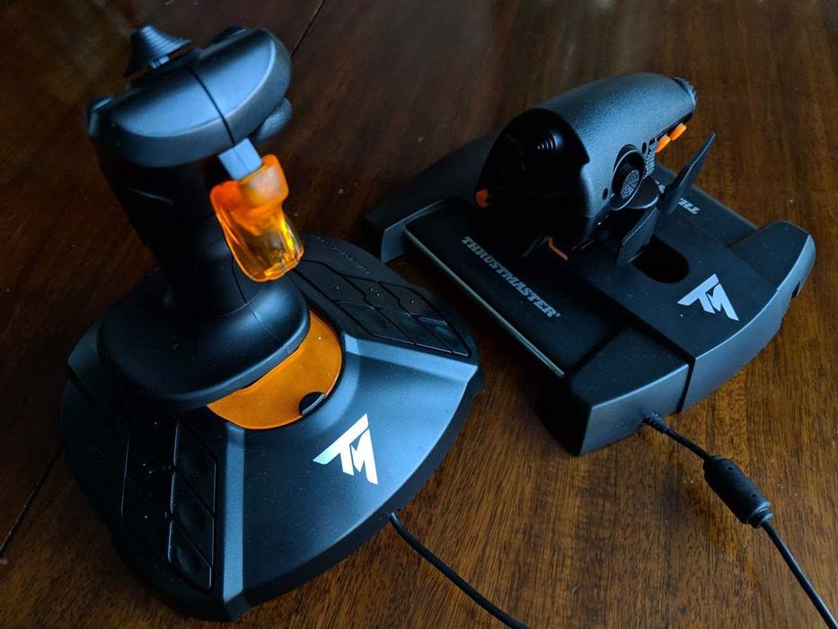 Thrustmaster T16000M Slider mod