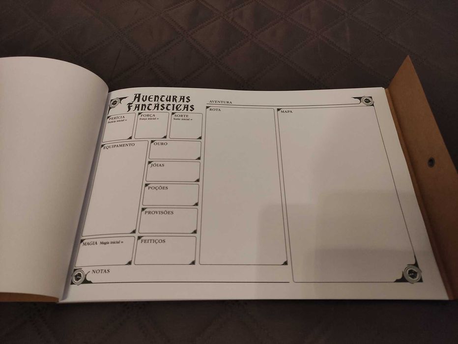 Aventuras Fantásticas - bloco de aventuras