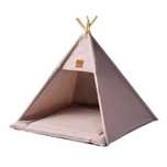 Legowisko dla Psa Namiot dla Psa Tipi dla Psa Beżowy 50x50 cm