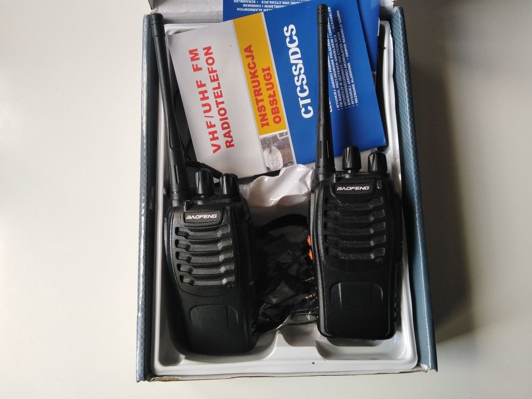 Baofeng Bf 888S, walkie talkie, łączność awaryjna