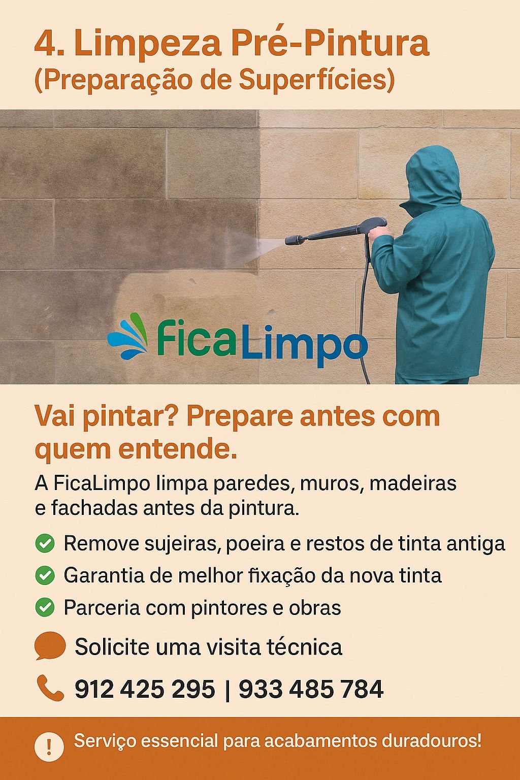 Limpeza de quiosque e toldos