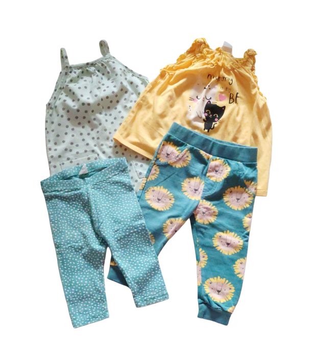 Zestaw ubranek dziecięcych na lato – 74 cm / 9-12 m-cy