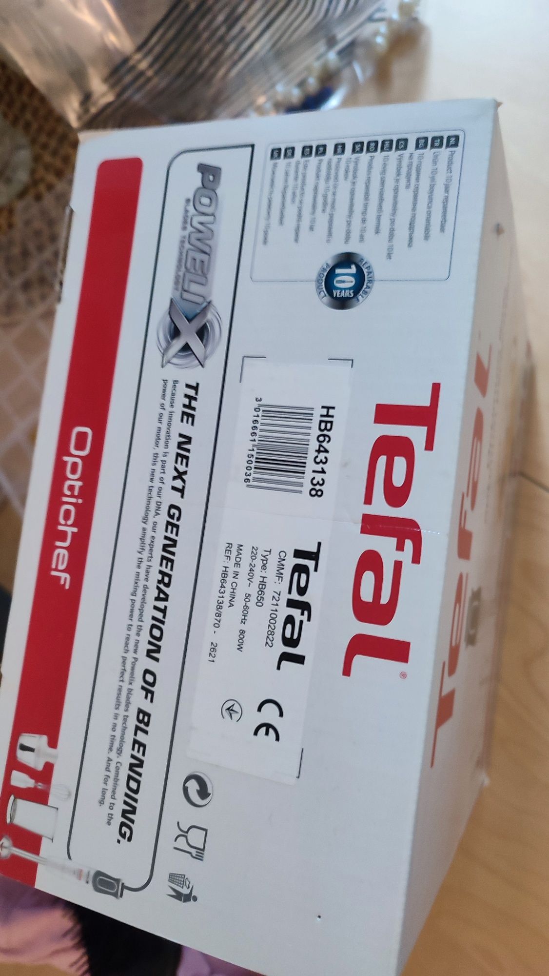 Nowy blender ręczny Tefal Optichef