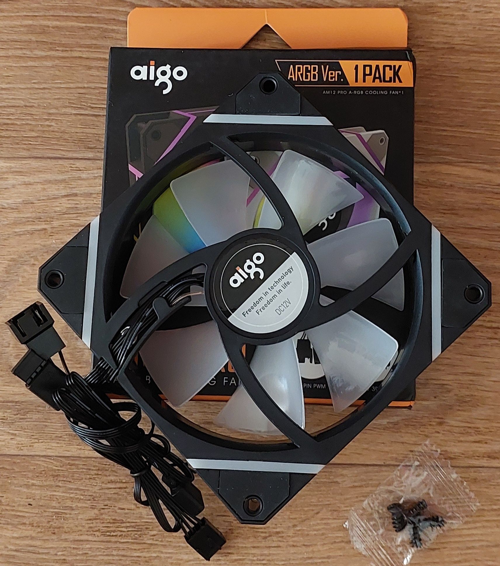 Вентилятор Кулер Aigo AM12PRO АRGB подсветка 120 мм