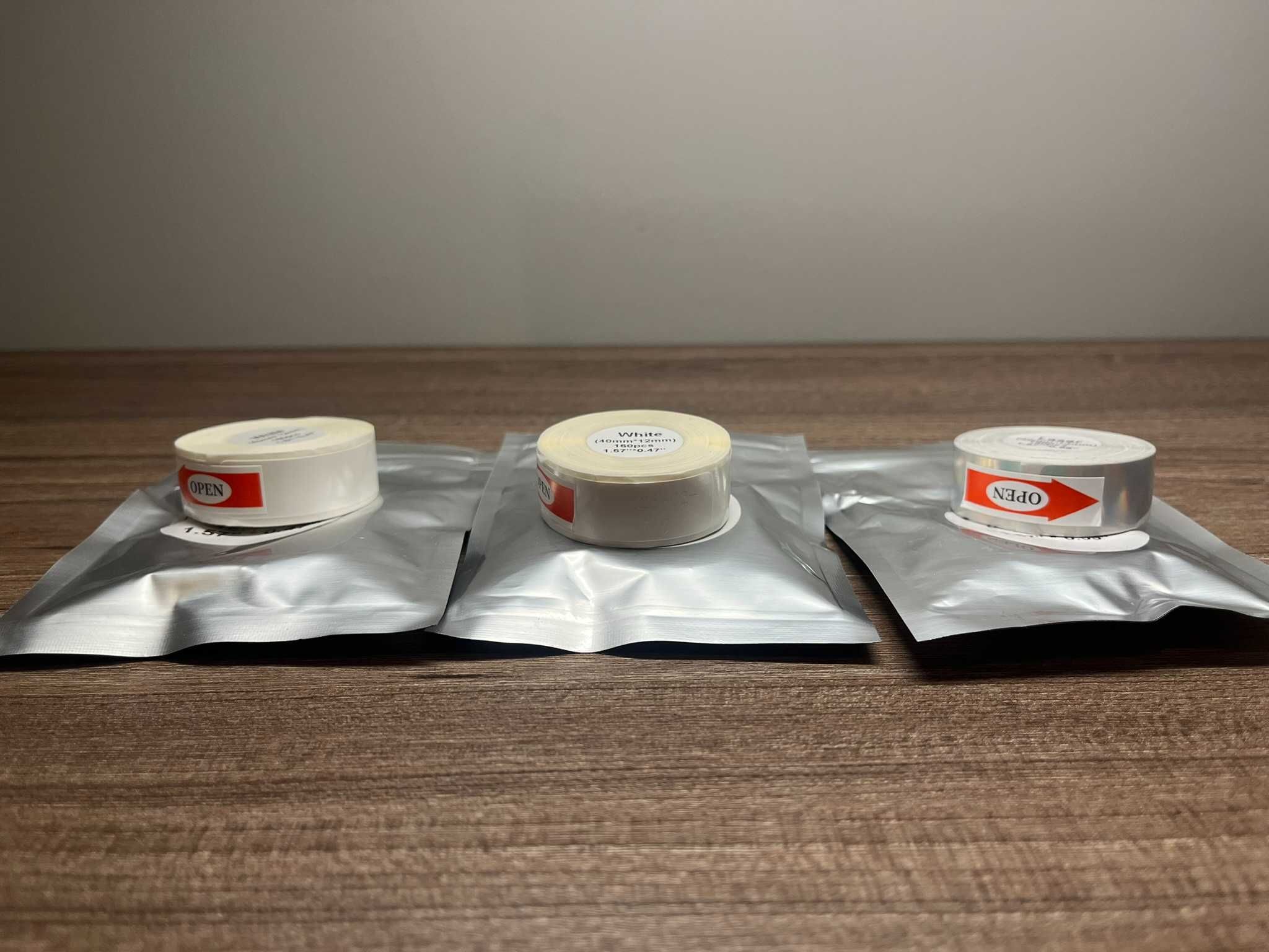 Zestaw rolek do drukarki Pristar P15 2 x biała 1 x holograficzna