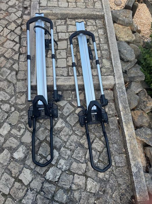 Bike Racks X2 Menabo Chrono SX - for T-slot roof bars. EB/MTB/Road