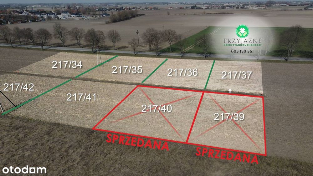 Działki budowlane Czerlejno -> BLIKSKO KOSTRZYNA