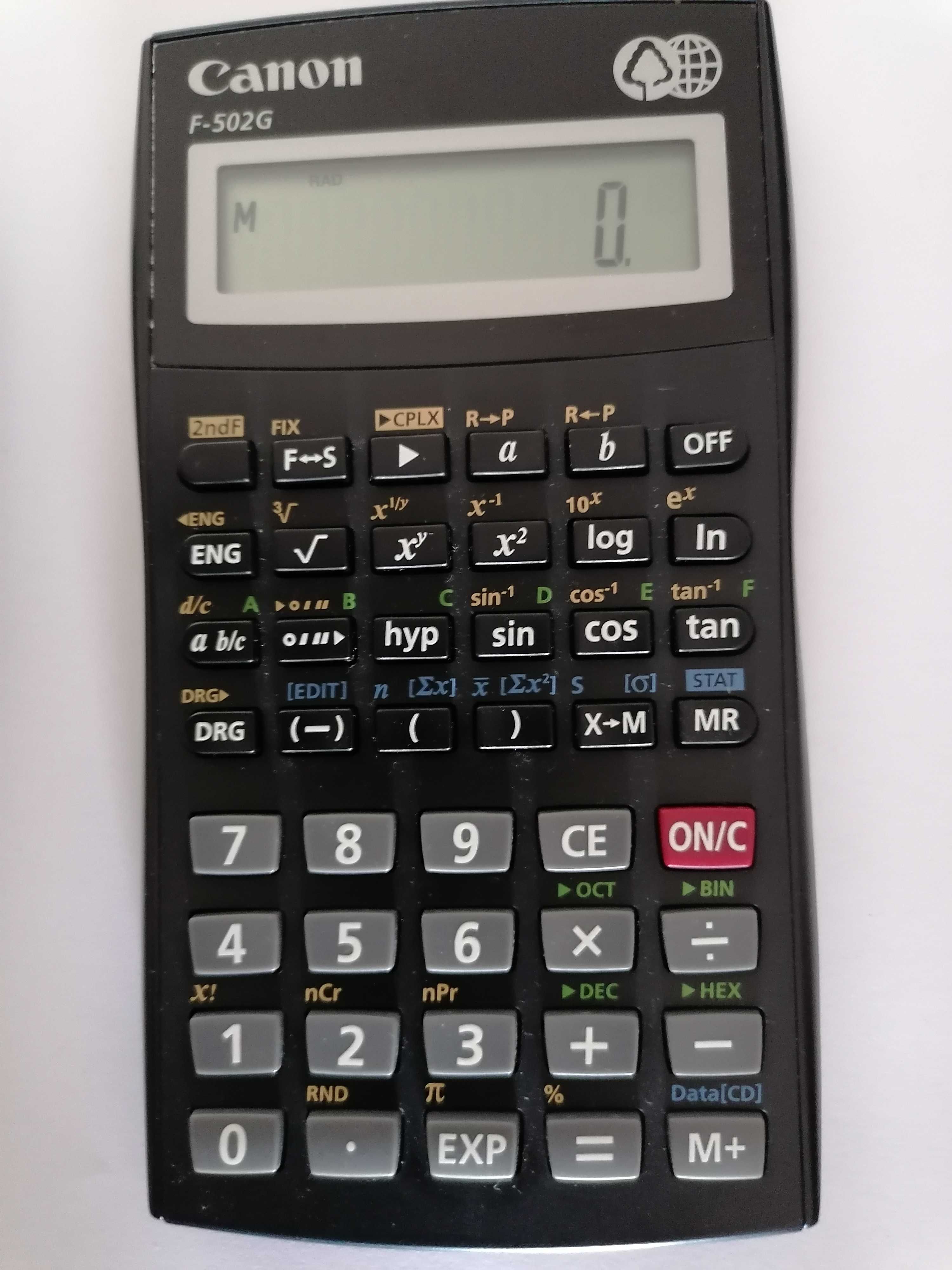 Máquina de calcular científica Canon F-502G.