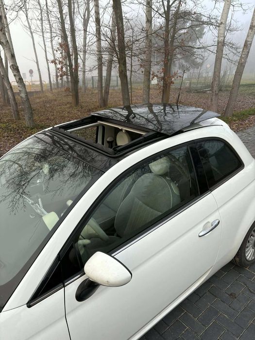 Fiat 500*Biały*Zadbany*Szyberdach*Klima