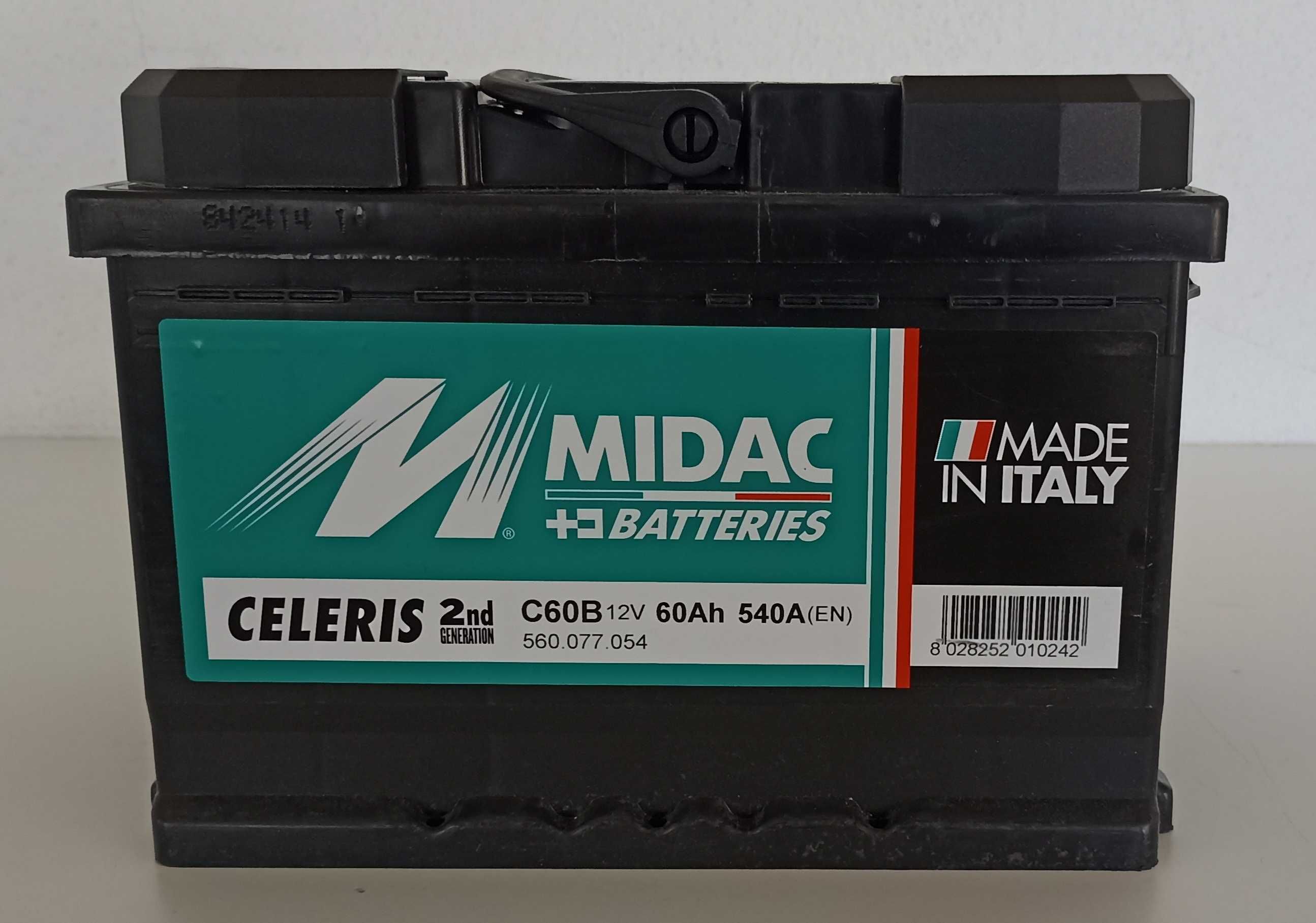 Bateria Midac Celeris 60ah 540A