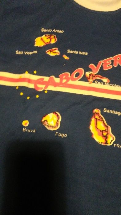 t-shirt criança "Cabo Verde"