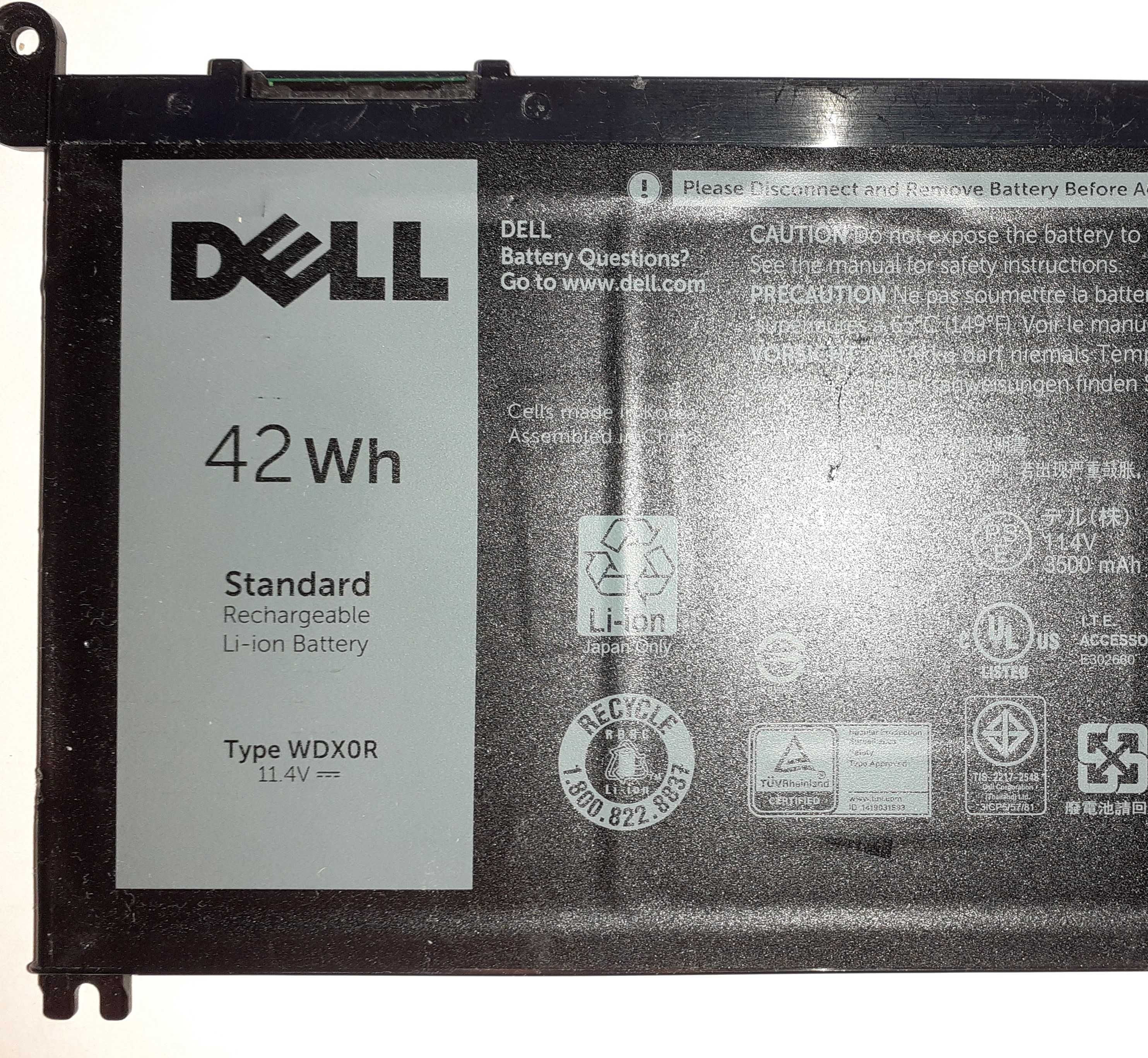 Акумулятори / Батареї для ноутбуків Dell, HP, Lenovo
