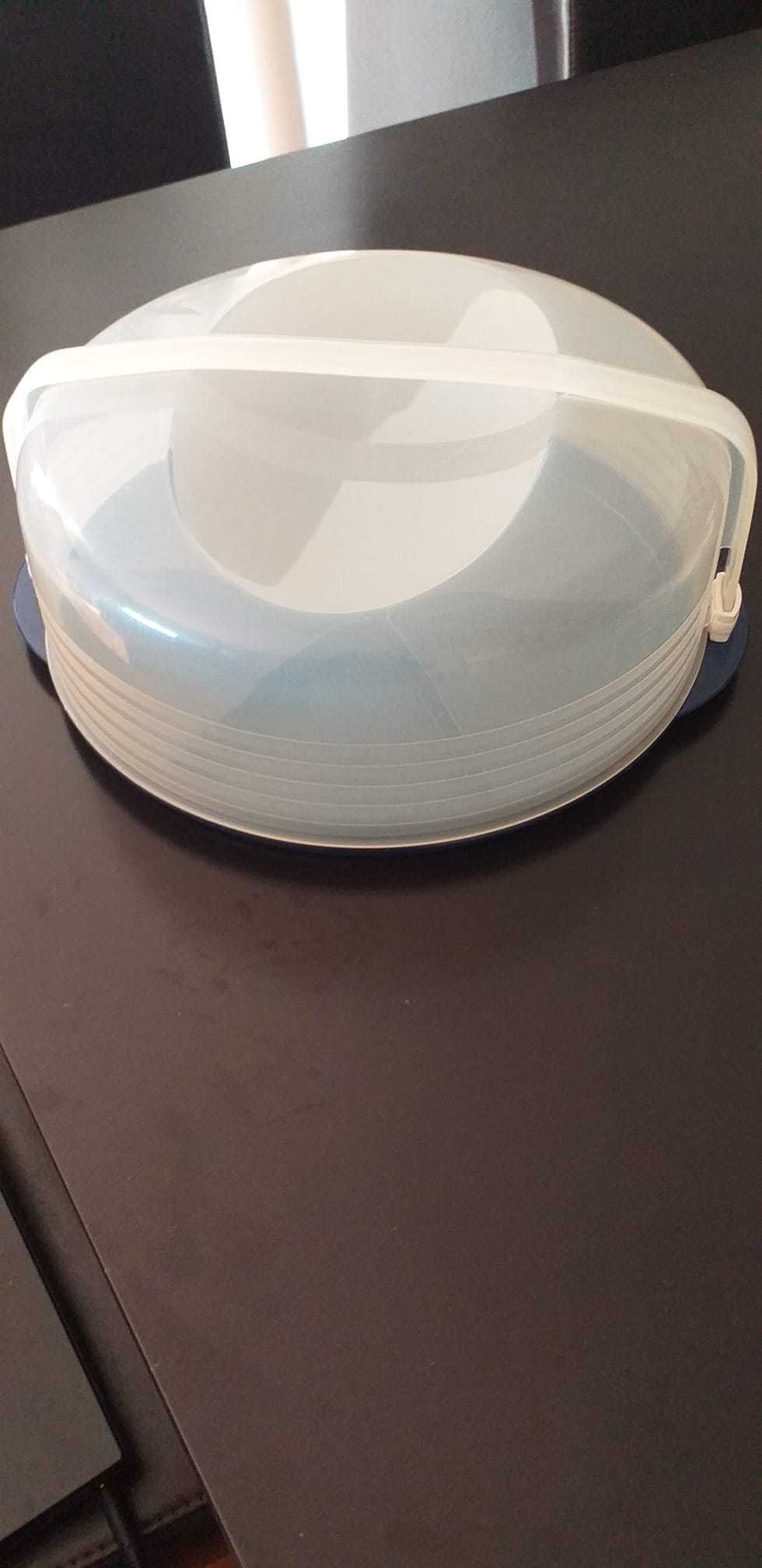 Porta bolos Tupperware novo