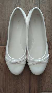 Baletki baleriny białe r.37