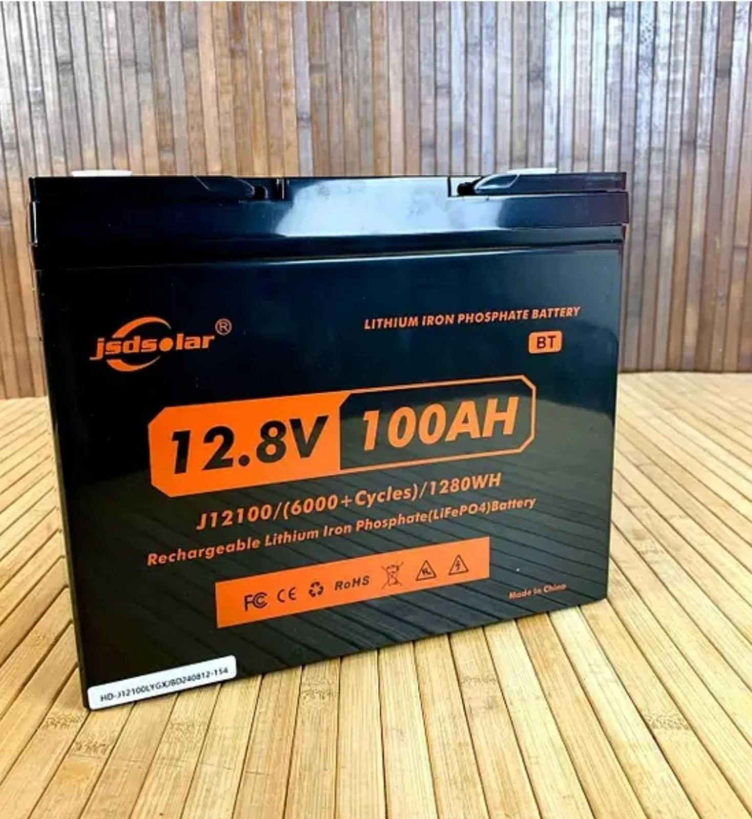 Акумулятор jsdsolar 12V 100Ah LiFePO4