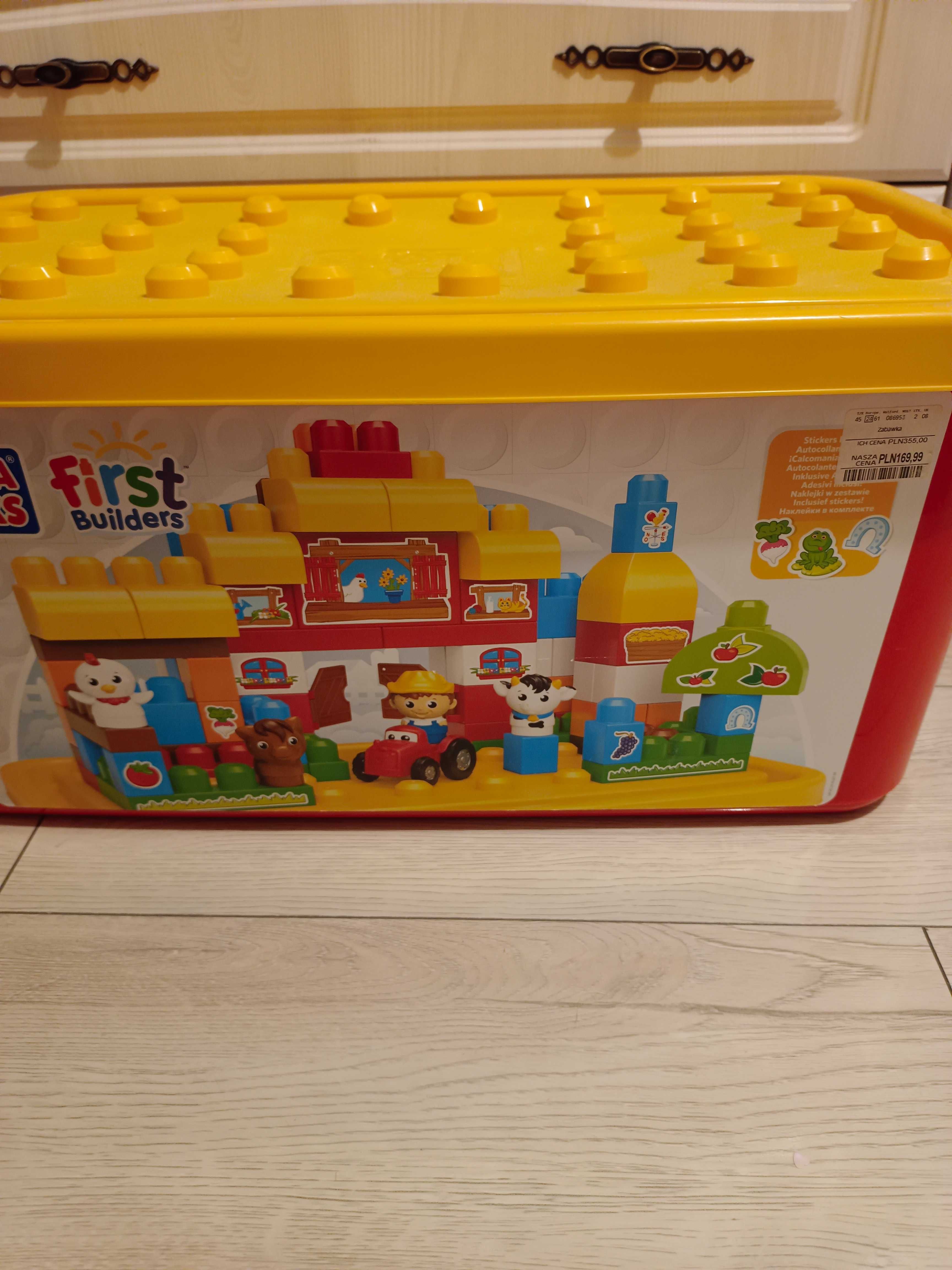 Klocki mega bloks.