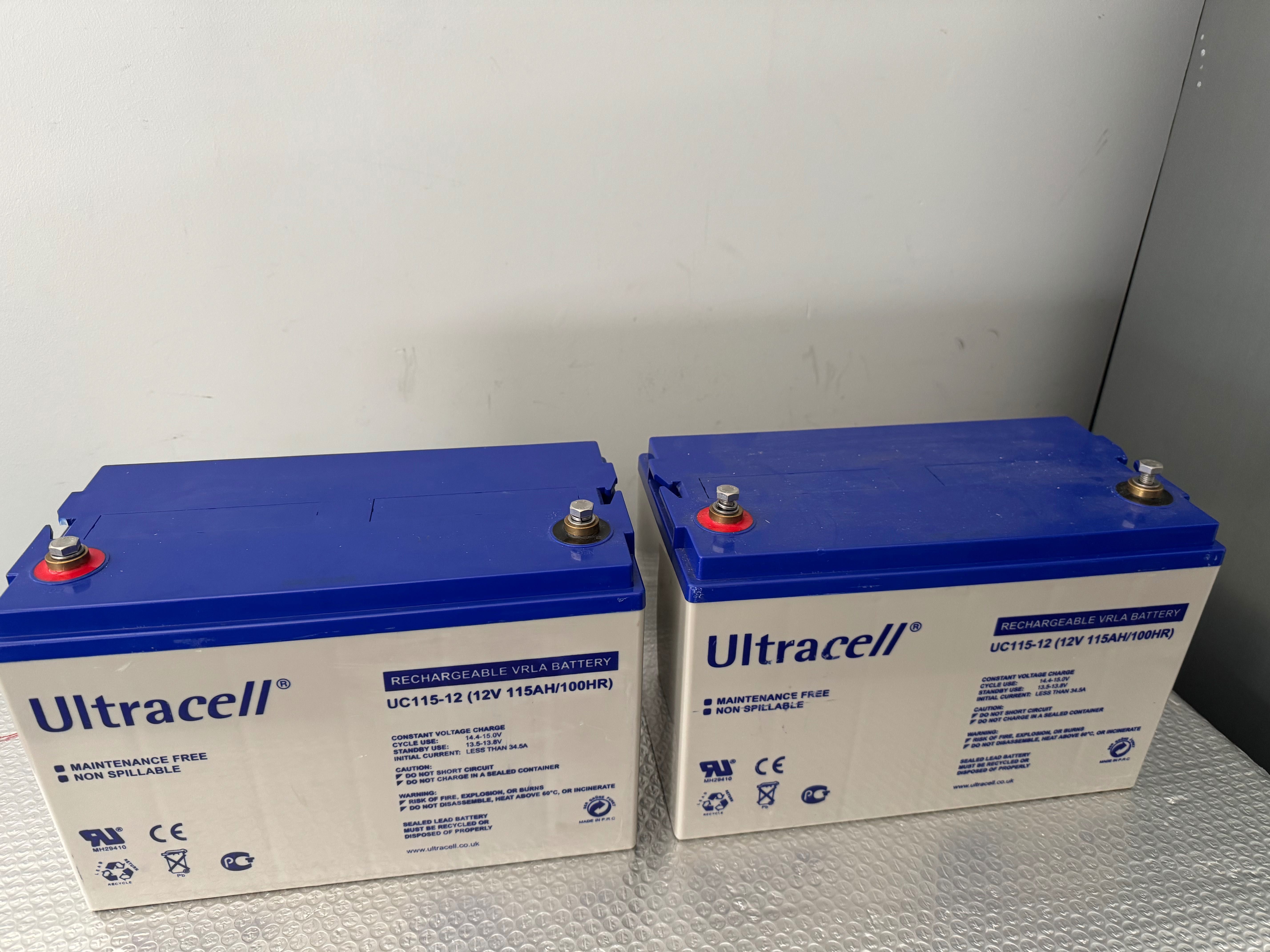 2  - Baterias AGM  Utracel UC115 -12