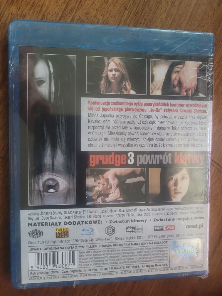 Blu-Ray Klątwa 3. Powrót klątwy 2009 Lektor PL /folia/