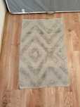 2 szt Dywaniki boho szare 90/60 cm