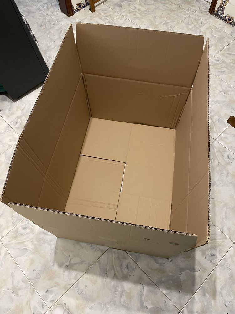 Caixas grandes cartão mudanças 80x60x40 cm