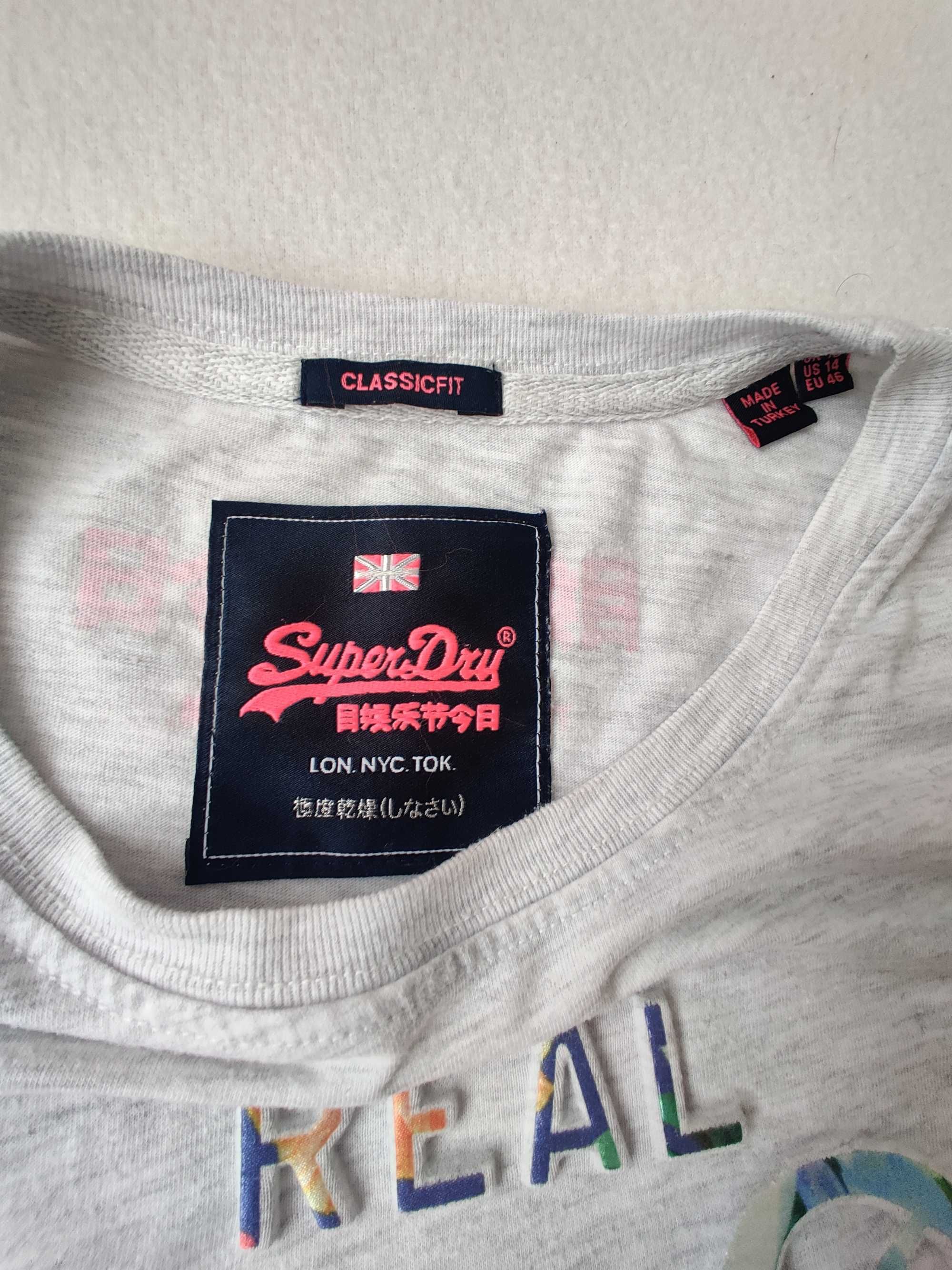 Super Dry SuperDry koszulka z krótkim rękawem T-shirt M damska