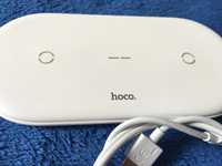 Беспроводное зарядное устройство Hoco CW23 Dual Power White