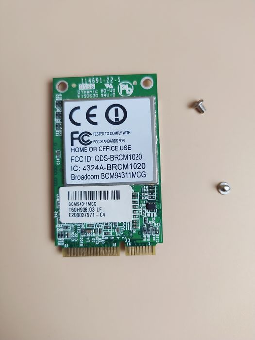 Broadcom bcm94311mcg mini pci-e wifi модуль