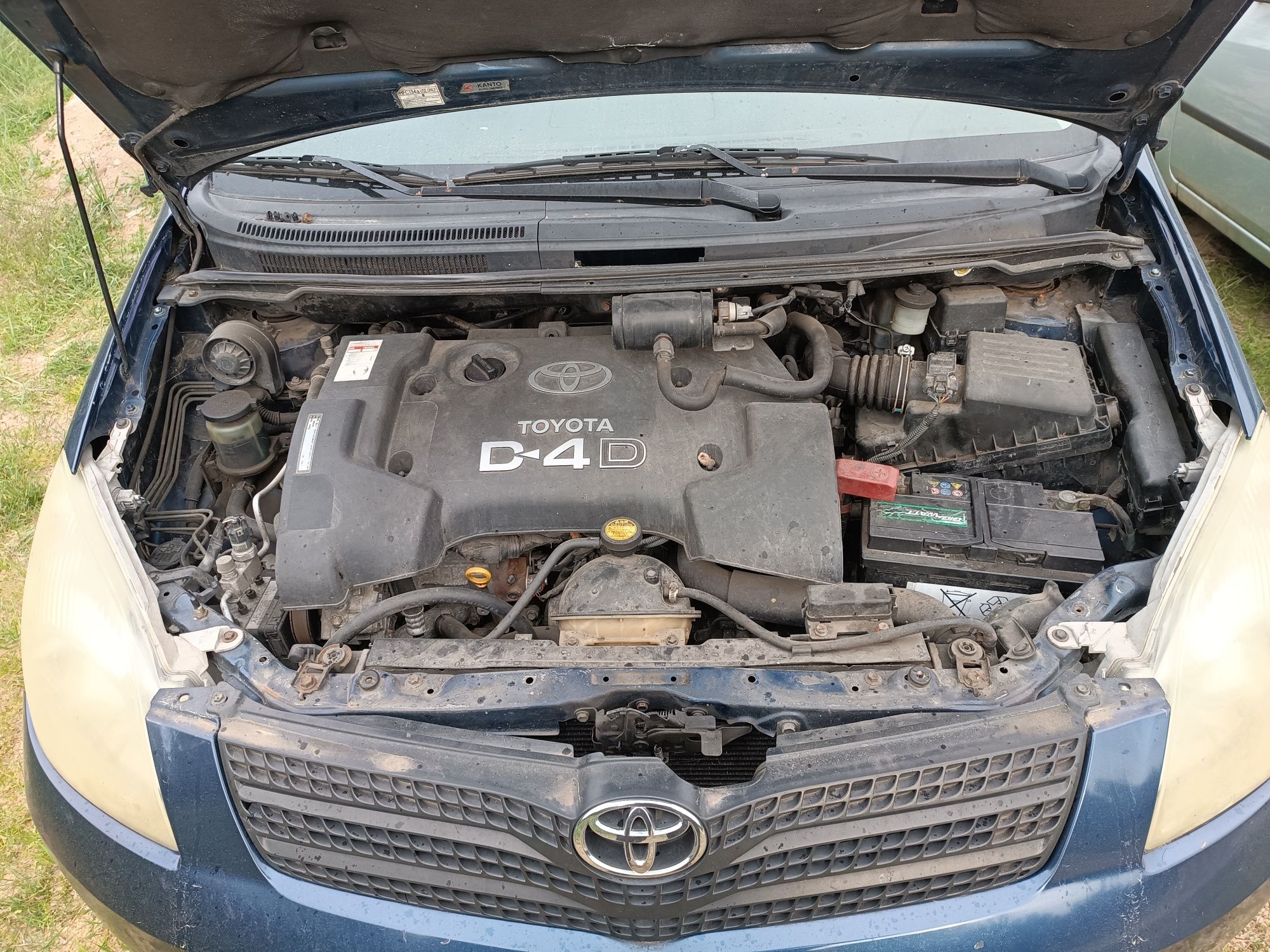 Silnik toyota corolla Verso e12 2.0 D4D 1cd 66kw/90km  kompletny