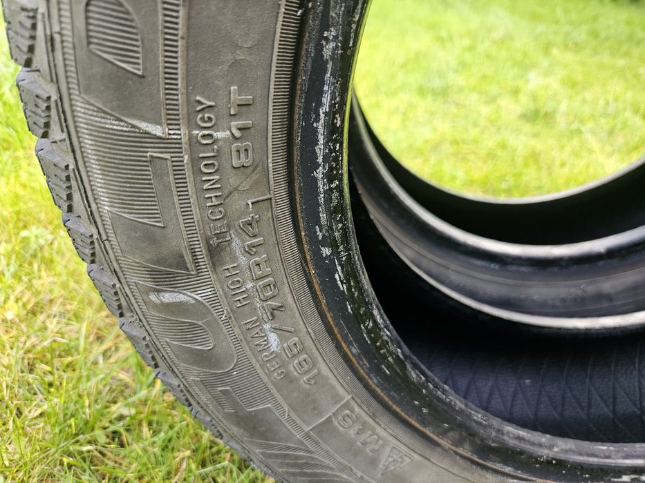 Sprzedam 2 zimowe opony Fulda 165/70R14