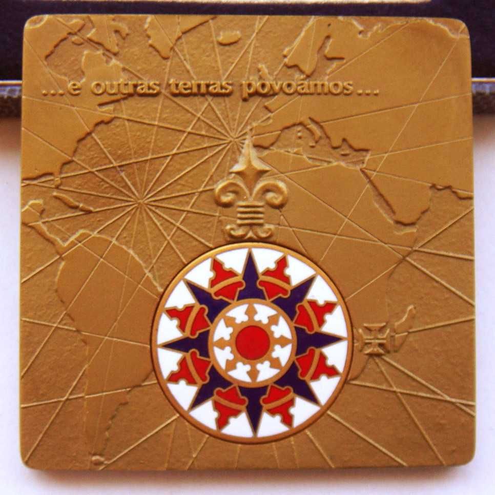 Medalha de Bronze e Esmalte Federação de Zootecnia em Estojo Original