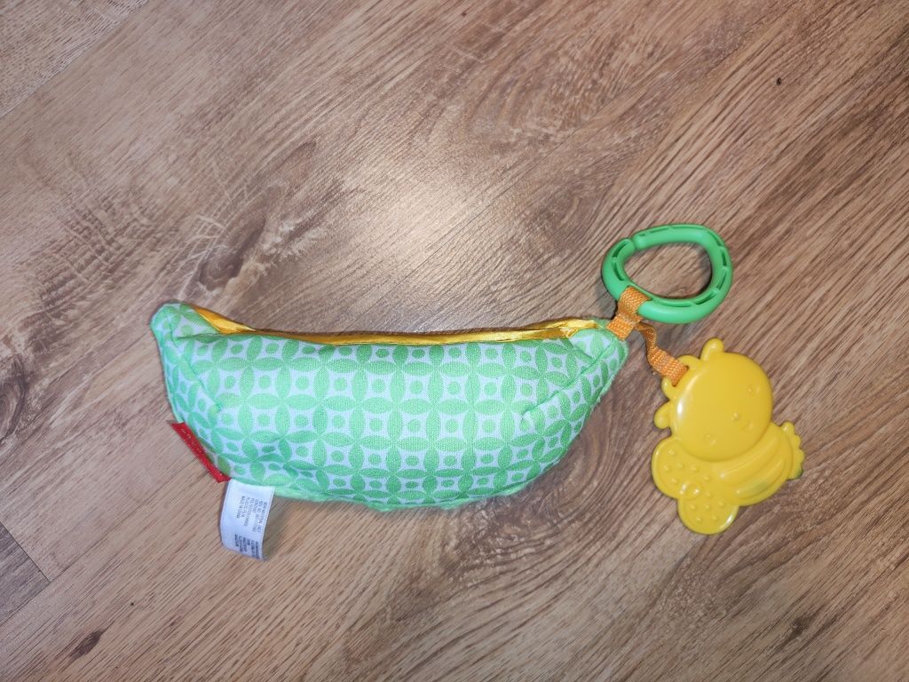 Zabawka sensoryczna fasolka gryzak grzechotka Fisher Price jak nowa
