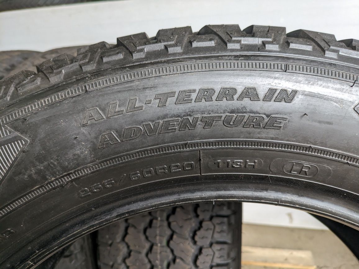 255/60R20 Goodyear All Terrain Adventure Lato Jak Nowe