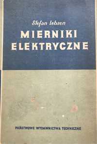 Mierniki elektryczne Stefan Lebson Państwowe Wydawnictwa Techniczne