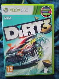 Диск Dirt 3 на Xbox 360