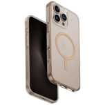 Pro Max Etui Clario Uniq Magclick Charging Iphone Przezroczysty/Złoty