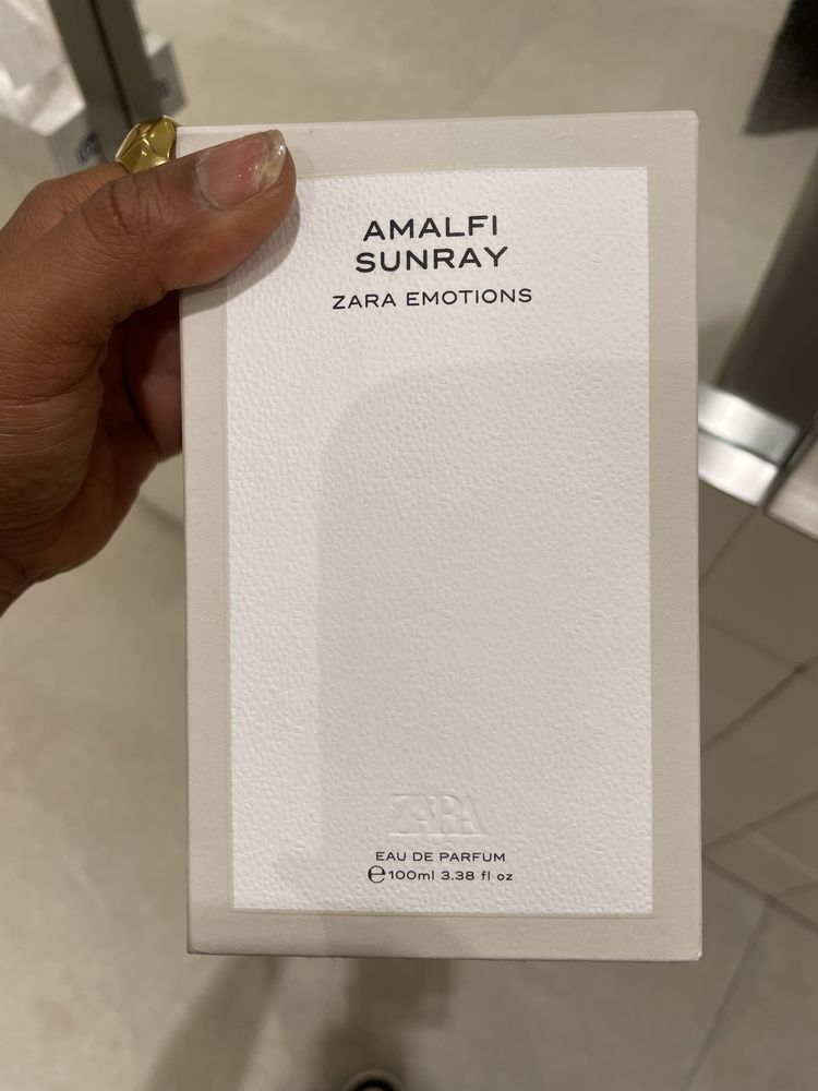Perfume EDP Amalfi Sunray 100ml Zara NOVO