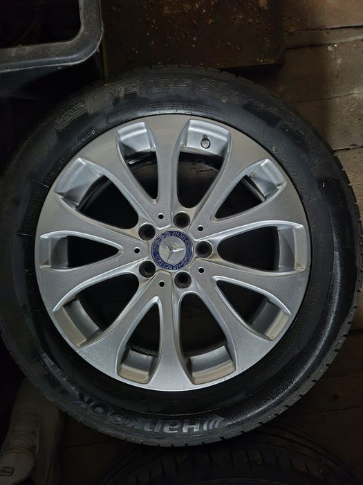 Koła felgi mercedes E klasa w213 z czujnikami ciśnien.opony 225/55/17