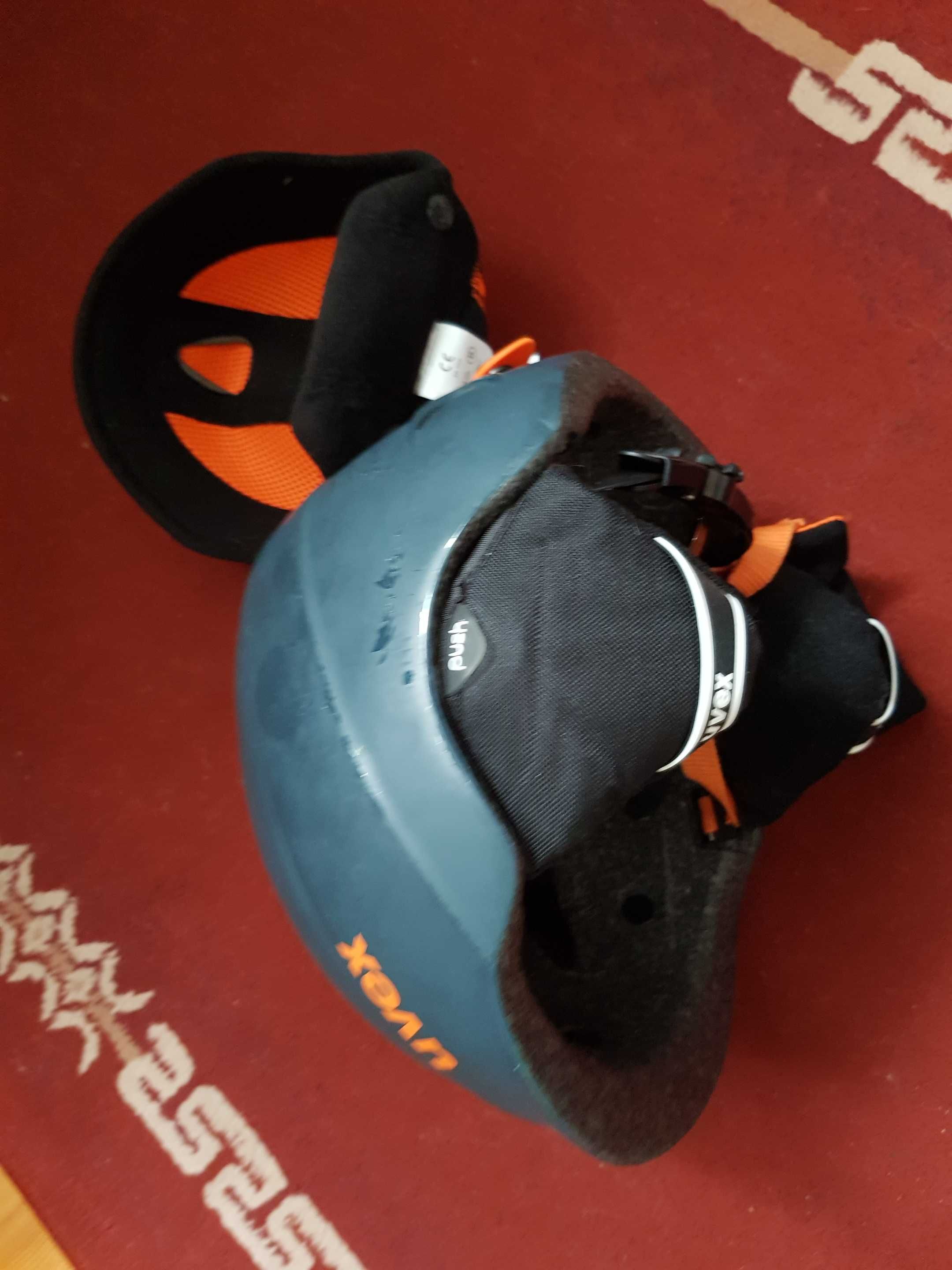 Kask Uvex 54-58 cm odcienie szarości