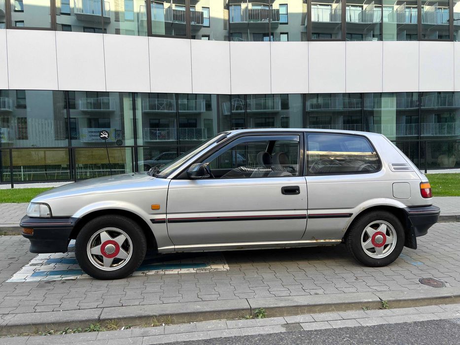 Ważna butla LPG! 37letnia Toyota corolla e9 1988 1.3 LPG 296200km,