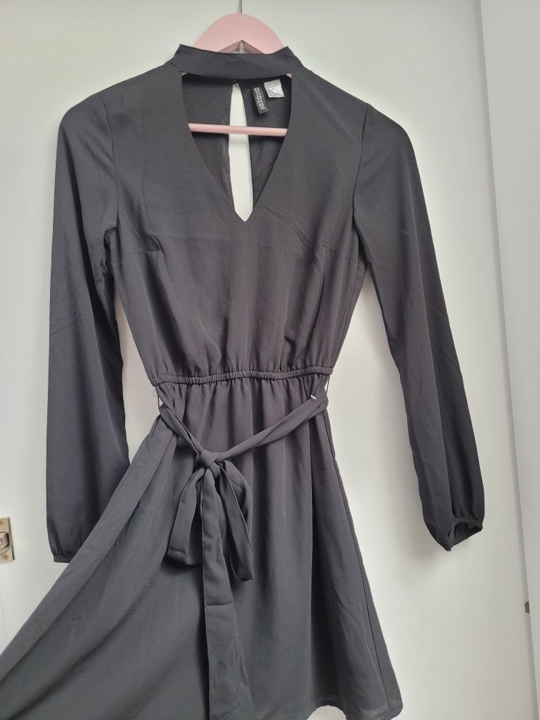 Sukienka czarna H&M 34