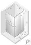 AVEXA BLACK P kabina prysznicowa 100x100x200 Active Shield