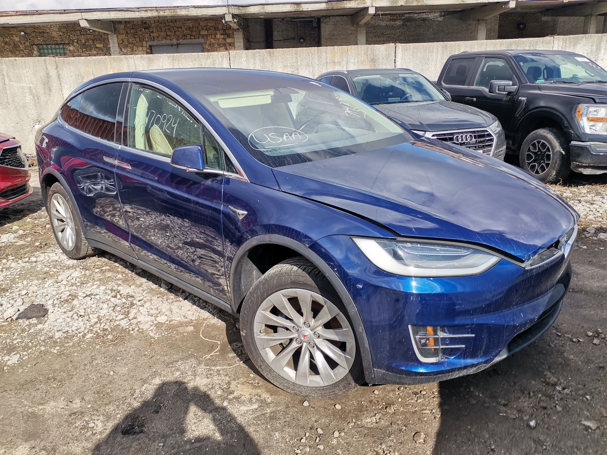 Tesla Model X 2017 разборка