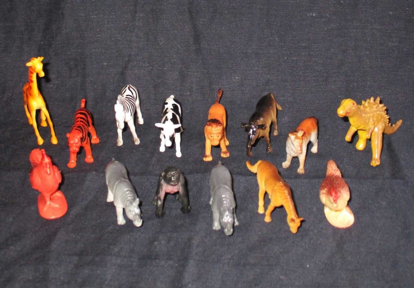 Conjunto de Animais Figuras Brinquedos 14 peças