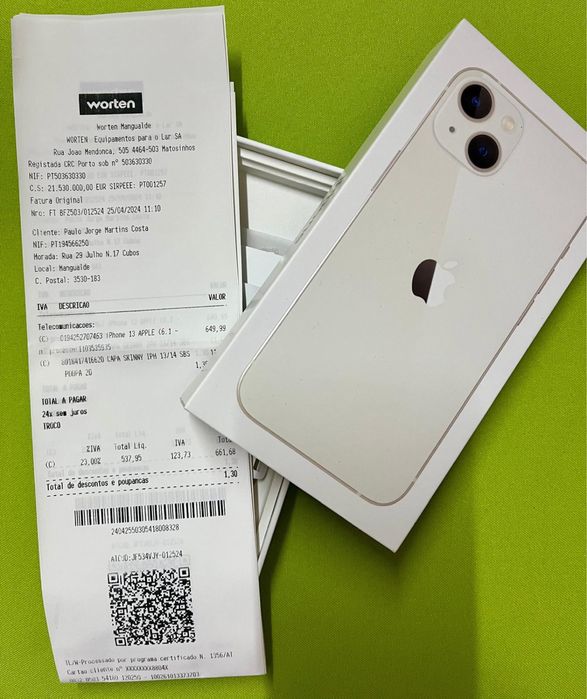 Iphone 13 Impecável, Com Garantia.