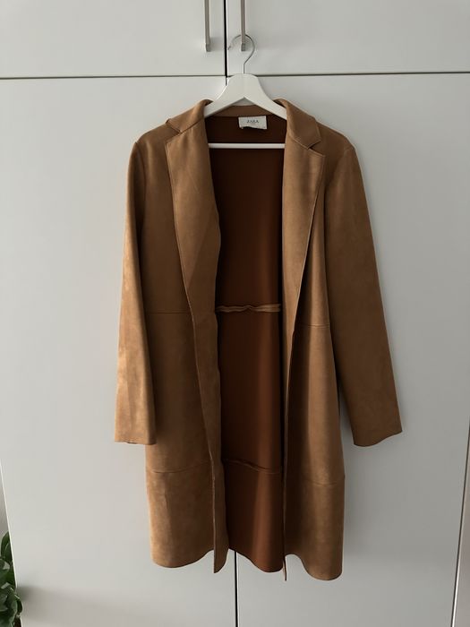 Płaszcz zamszowy Zara