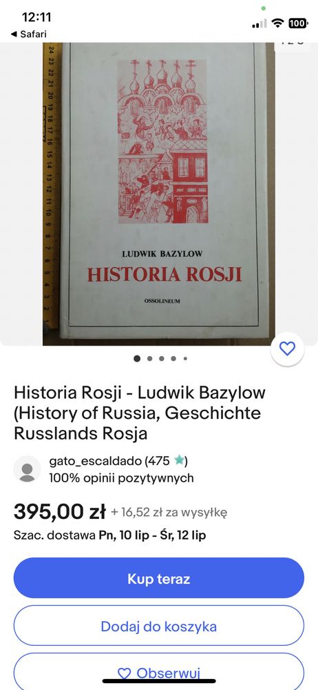 Historia Rosji Ludwik Bazylow