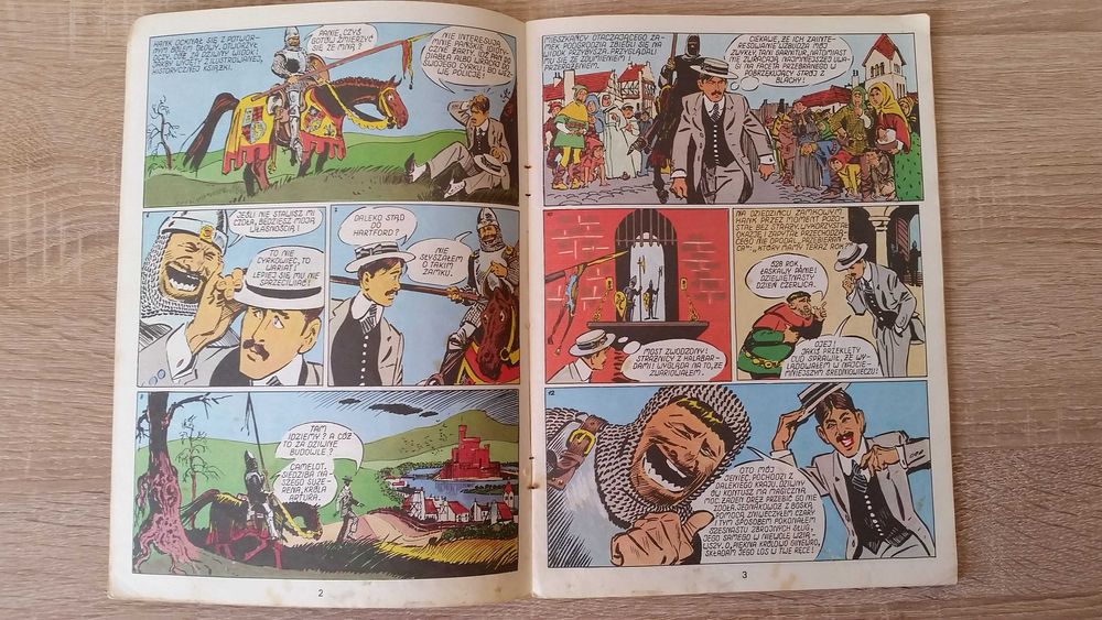 Jankes na dworze króla Artura - Mark Twain Komiks 1989