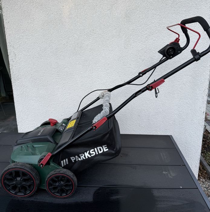 PARKSIDE PLV 1500 B1 Elektryczny wertykulator aerator do trawy 2w1